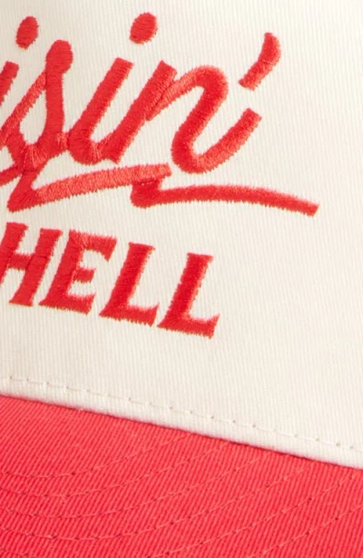 Friday Feelin ' Raisin' Hell Baseball Hat In Multi