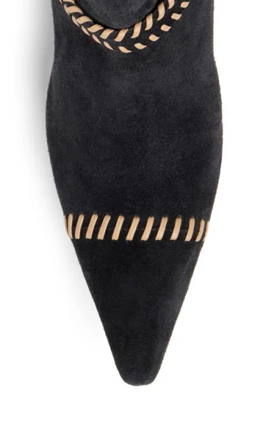 Cinq À Sept Whipstitch Knee High Boot In Black