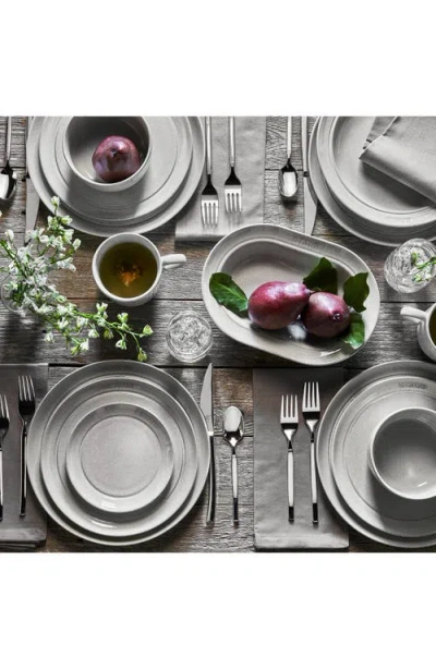 Staub Ceramic Dinnerware 10-inch Oval Stoneware Serving Dish In White Truffle At Urban Outfitters In Green