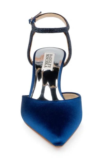 Badgley Mischka Women's Autumn Pointed Toe Pumps In Blue