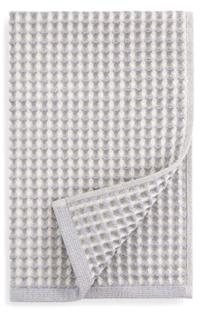 Dkny Pure Yarn Dyed Waffle Cotton Bath And Hand Towel 4-piece Set In Gray