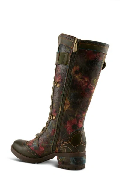L'artiste By Spring Step Kisha Fall Knee High Boot In Multi