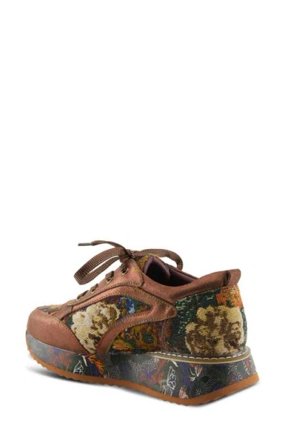 L'artiste By Spring Step Invidia Platform Sneaker In Multi