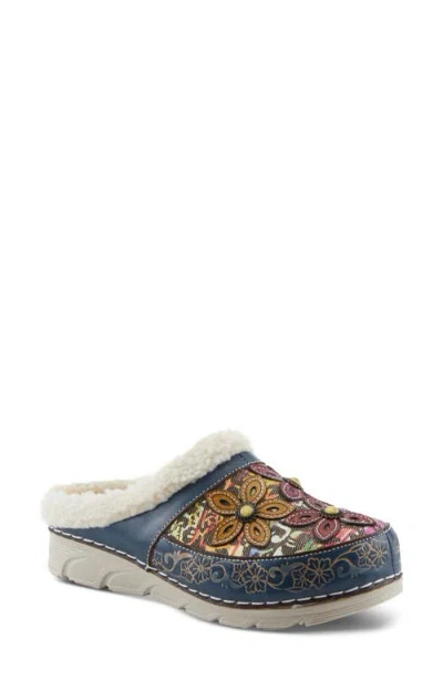 L'artiste By Spring Step Honestela Clog In Blue
