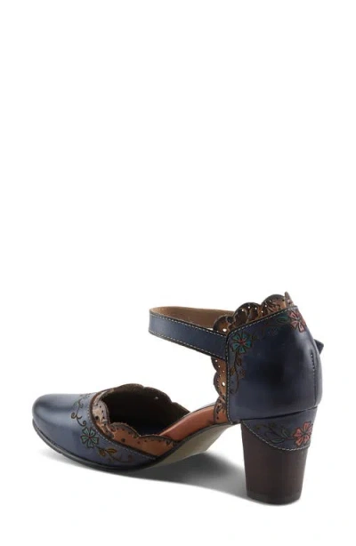 L'artiste By Spring Step Sayyes Ankle Strap Pump In Animal Print