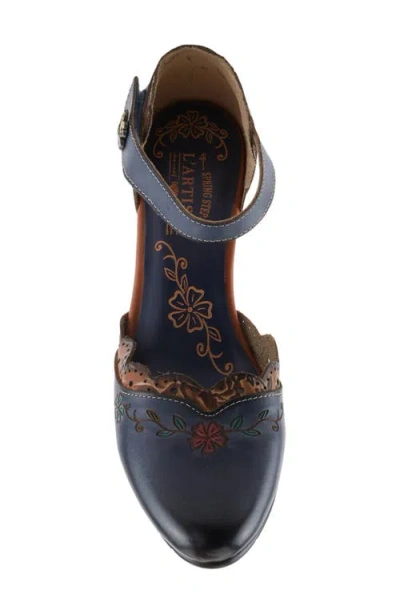 L'artiste By Spring Step Sayyes Ankle Strap Pump In Animal Print