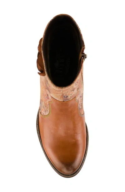 L'artiste By Spring Step Naima Bootie In Brown