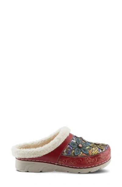L'artiste By Spring Step Honestela Clog In Red