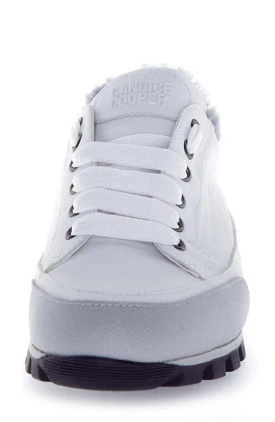 Candice Cooper Runlo Genuine Shearling Lined Sneaker In Gray