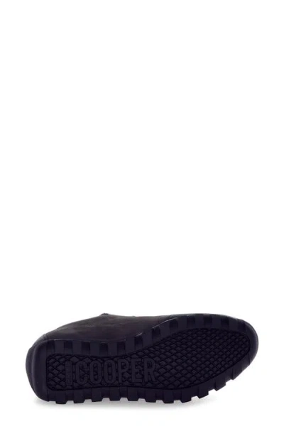 Candice Cooper Runlo Genuine Shearling Lined Sneaker In Black