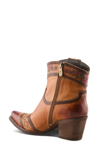 L'artiste By Spring Step Saddleup Western Boot In Brown