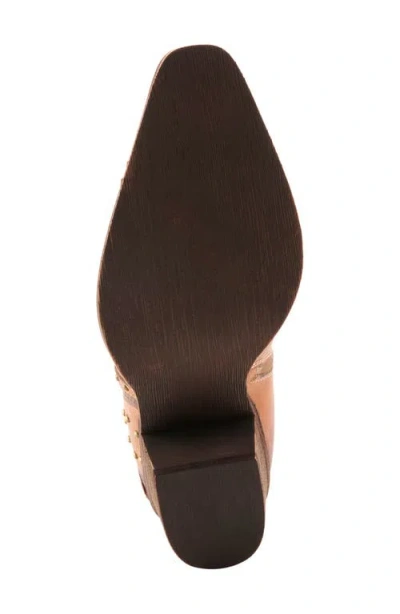 L'artiste By Spring Step Saddleup Western Boot In Brown