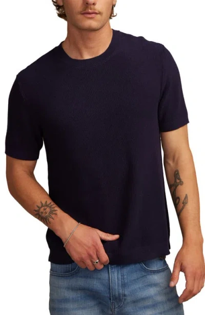 Lucky Brand Men's Short Sleeve Crewneck Sweater In Black