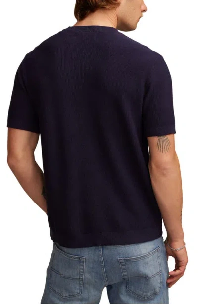 Lucky Brand Men's Short Sleeve Crewneck Sweater In Black