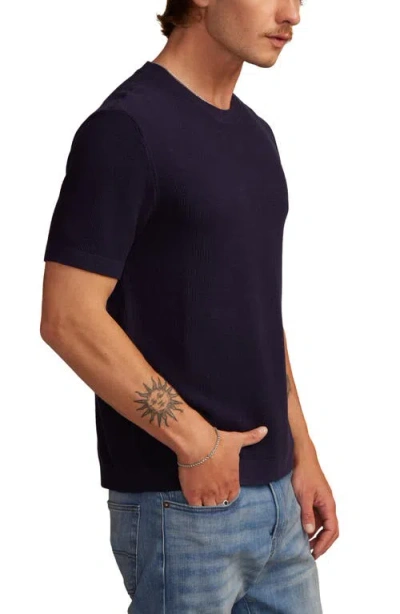 Lucky Brand Men's Short Sleeve Crewneck Sweater In Black