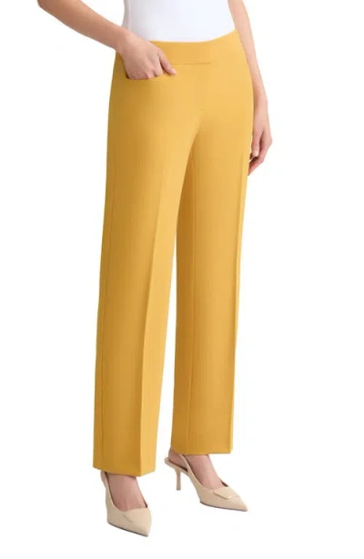 Kasper Slim Pants In Yellow