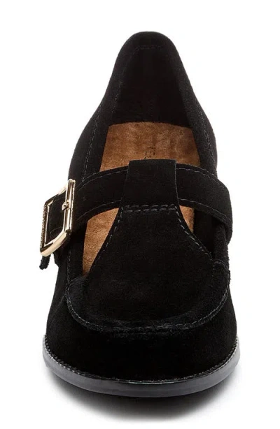 Kelsi Dagger Brooklyn Caleb T-strap Loafer Heels In Blue