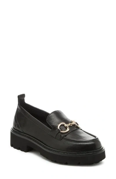 Kelsi Dagger Brooklyn Jemmie Platform Bit Loafer In Black