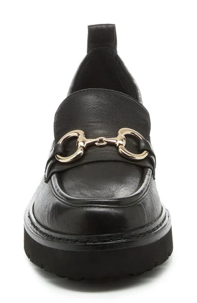 Kelsi Dagger Brooklyn Jemmie Platform Bit Loafer In Black