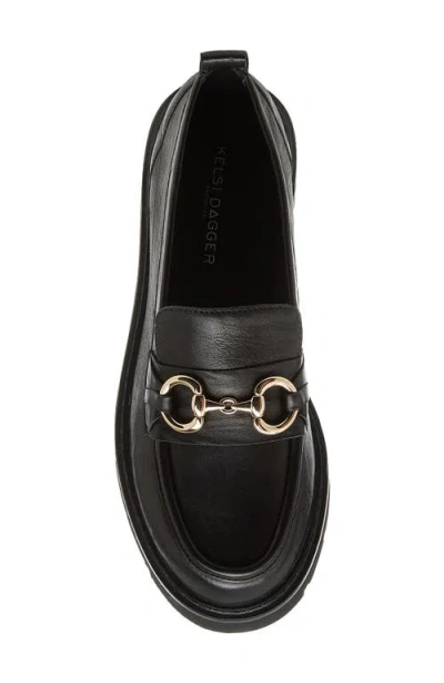 Kelsi Dagger Brooklyn Jemmie Platform Bit Loafer In Black