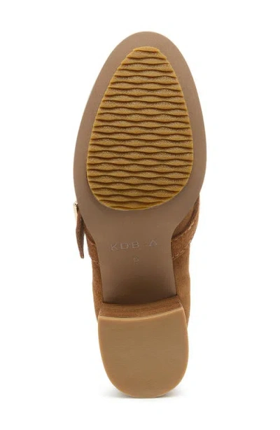 Kelsi Dagger Brooklyn Caleb T-strap Loafer Heels In Brown