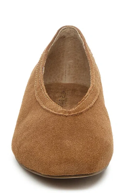 Kelsi Dagger Brooklyn Freya Square-toe Ballet Flats In Brown
