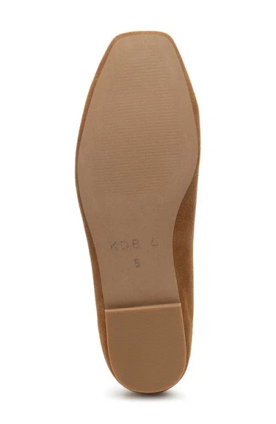 Kelsi Dagger Brooklyn Freya Square-toe Ballet Flats In Brown