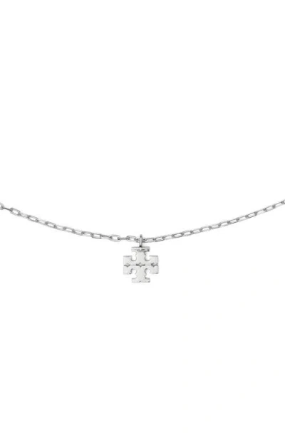 Tory Burch Kira Pendant Necklace In Metallic