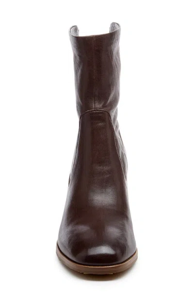 Kelsi Dagger Brooklyn Island Block Heel Bootie In Brown