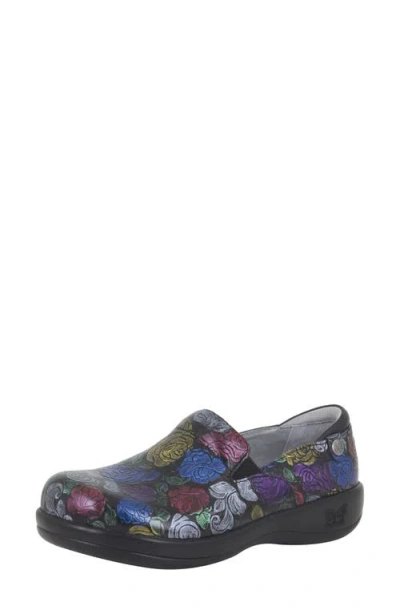 Alegria By Pg Lite Keli Embossed Clog Loafer In Multi