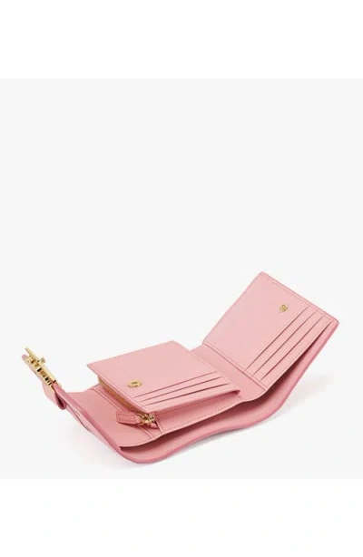 Mcm Tracy Trifold Wallet In Pink