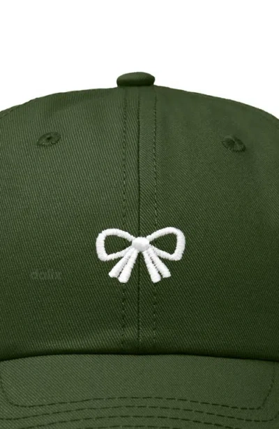 Dalix Bow Dad Cap In Green