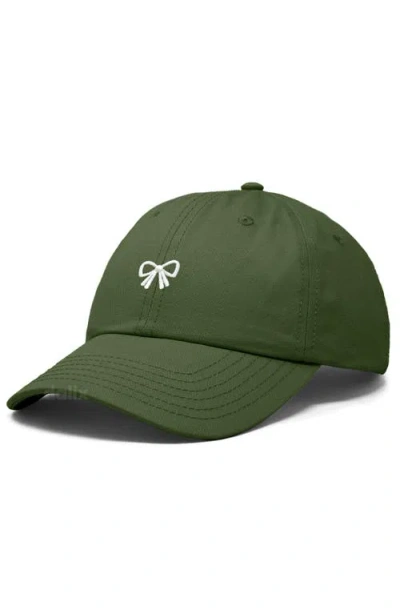 Dalix Bow Dad Cap In Green