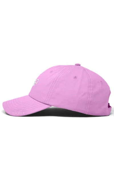 Dalix Bow Dad Cap In Pink