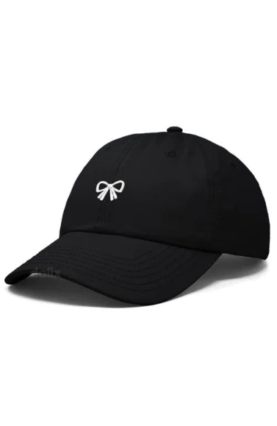 Dalix Bow Dad Cap In Black