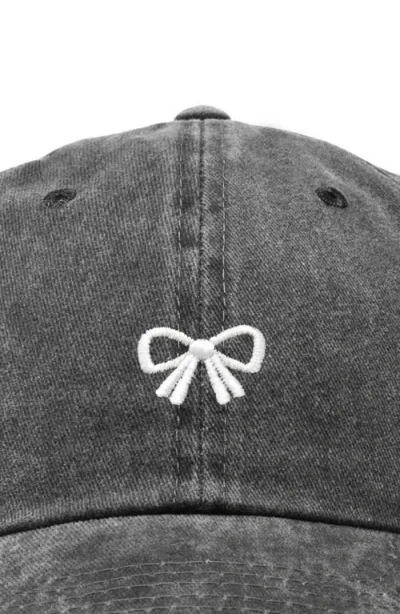 Dalix Bow Dad Cap In Black