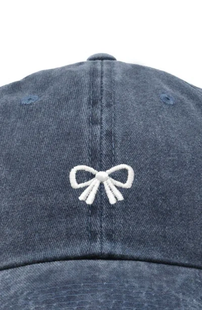 Dalix Bow Dad Cap In Blue