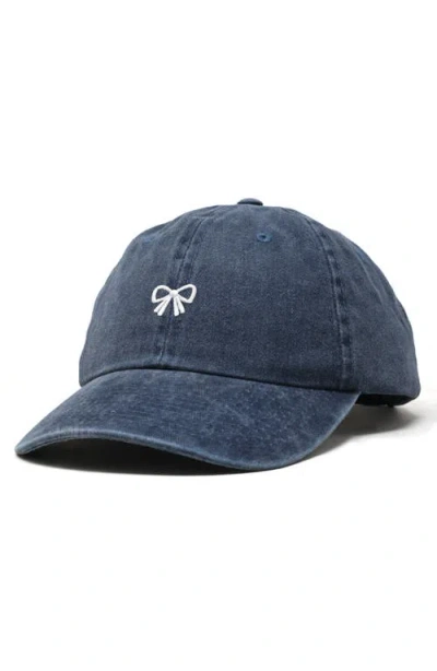 Dalix Bow Dad Cap In Blue