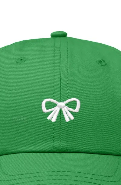 Dalix Bow Dad Cap In Green