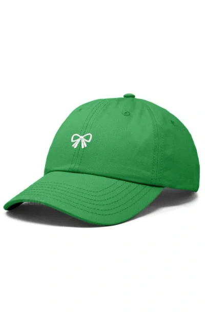Dalix Bow Dad Cap In Green