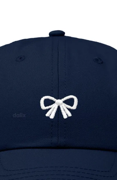 Dalix Bow Dad Cap In Blue