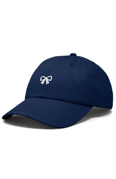 Dalix Bow Dad Cap In Blue