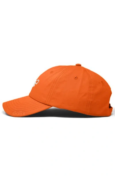 Dalix Bow Dad Cap In Orange