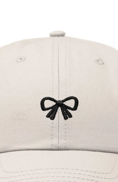 Dalix Bow Dad Cap In Sand