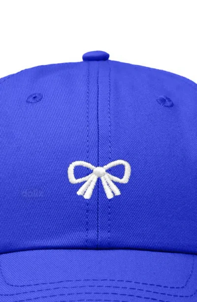 Dalix Bow Dad Cap In Blue