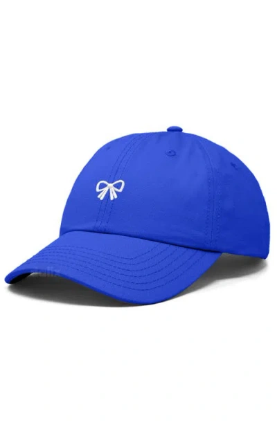 Dalix Bow Dad Cap In Blue