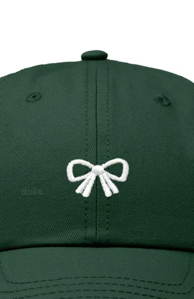 Dalix Bow Dad Cap In Green