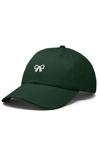 Dalix Bow Dad Cap In Green