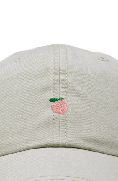 Dalix Lil Peach Dad Cap In White