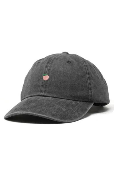 Dalix Lil Peach Dad Cap In Black